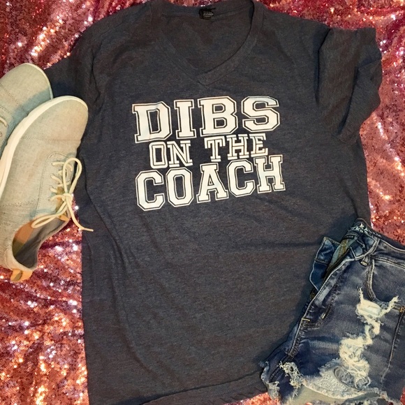 Blue Grey V Neck - Picture 1 of 4